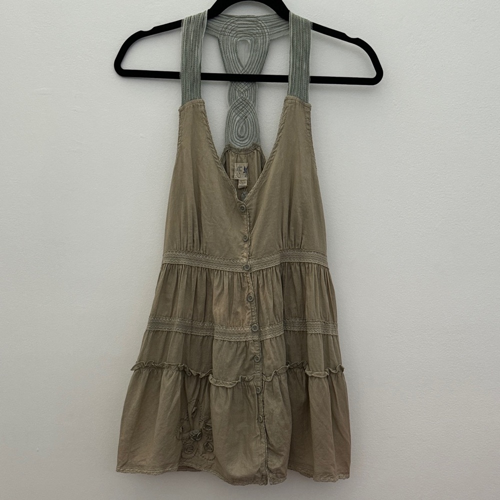 Anthropologie Edmé & Esyllte Sleeveless Button-Down Sleeveless Top